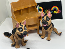 Articulated German Shepherd Figure: Posable Puppy Dog Toy