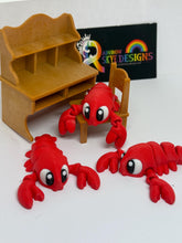 3D Printed Red Lobster Sebastian Figurine – Nautical Decor
