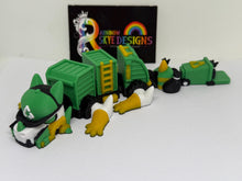 Recycling Garbage Truck Dragon – Articulated 3D