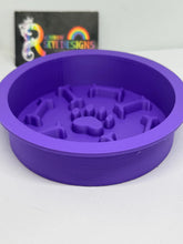 Slow Feeder Cat Bowl – Paw & Bone Design 3D printed