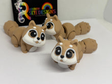 3D Printed Squirrel Figurine – Poseable Articulated Tail