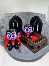 Mini Vampire & Coffin Playset 3D Printed