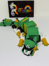 Recycling Garbage Truck Dragon – Articulated 3D