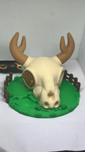 Iguana Skull Hideout Diorama-3D printed