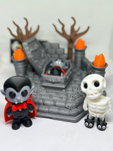 Spooky Graveyard Playset – Vampire & Skeleton Friends 3D printed