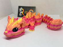Sunset Sorbet Cat Dragon 3D Printed