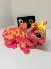 Sunset Sorbet Cat Dragon 3D Printed