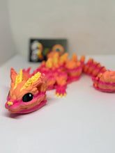 Sunset Sorbet Cat Dragon 3D Printed