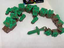 3D Pixel Croc Dragon