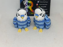 3D Printed Budgie Figurines: Desk Decor, Bird Lover Gift