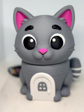 3D Mama Cat & Kittens with Cozy Cat Container House