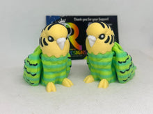 3D Printed Budgie Figurines: Desk Decor, Bird Lover Gift
