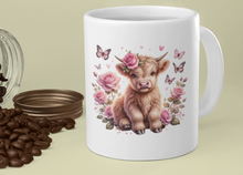 Valentine's day Highland Cow Coffee Mugs
