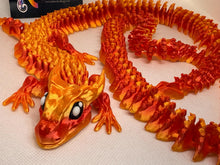 Inferno Scaled Dragon – Articulated 3D Printed Display Piece