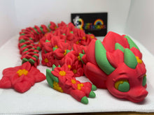 Poinsettia Dragon 3D Printed 54cms long