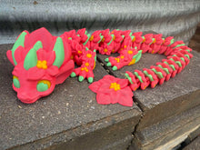 Poinsettia Dragon 3D Printed 54cms long