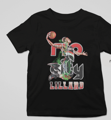 Rip City Lillard Basketball T-shirt