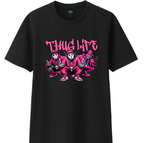 Thug life Pink T-shirt
