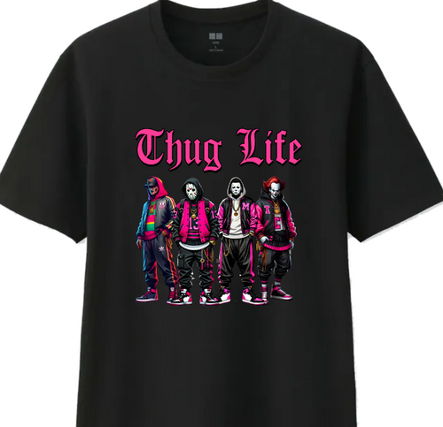 Thug life Pink T-shirt