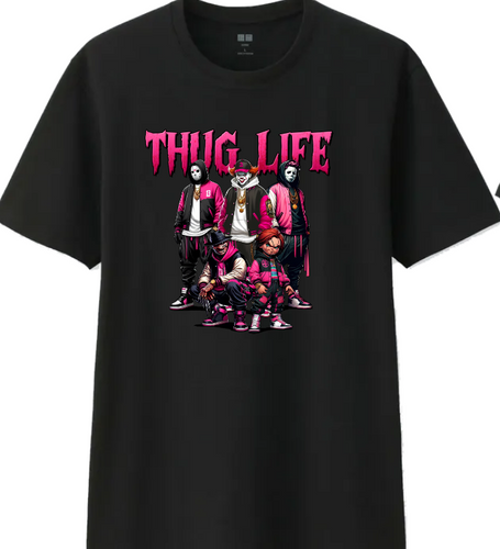 Thug life Pink T-shirt