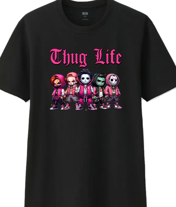 Thug life Pink T-shirt