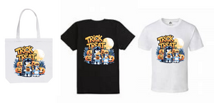 TRick or Treat Bluey T-shirt and Bag