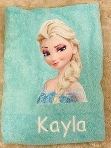 Elsa Personalised Towel