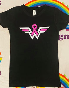 Breast Cancer Super Hero  tshirt