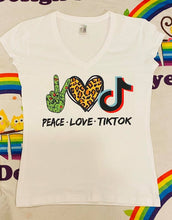 Peace.love.Tiktok Tshirt