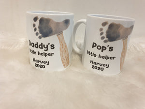 Daddy/Poppys Little Helper  Mug.