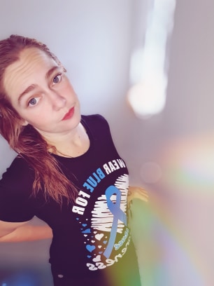 I wear Blue for Child Abuse Awareness tshirt