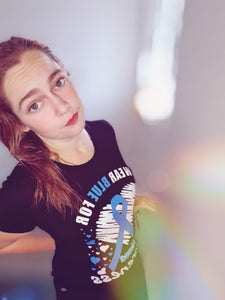 I wear Blue for Child Abuse Awareness tshirt