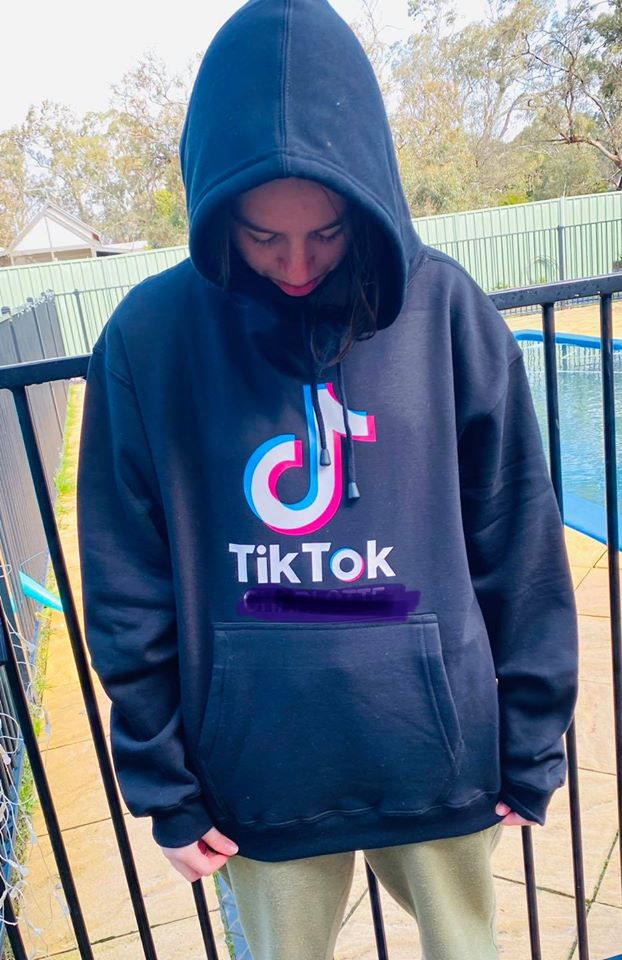 Tik tok hoodie best sale