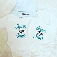 Newwborn Name Onesie Set