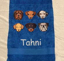 Character Dogs towel