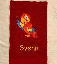 Macaw Parrot towel