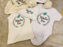 Newwborn Name Onesie Set