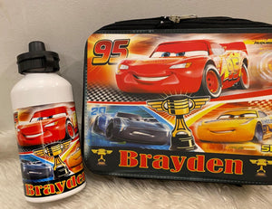 Cars Lunch Box and Drink Bottle