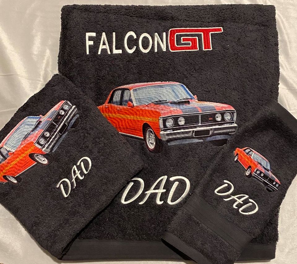 Classic cars towel sets