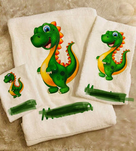 Dinosaur towel