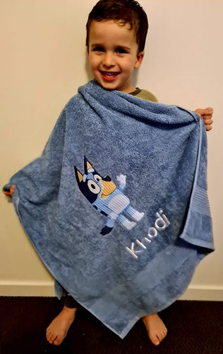 Bluey Personalised towel