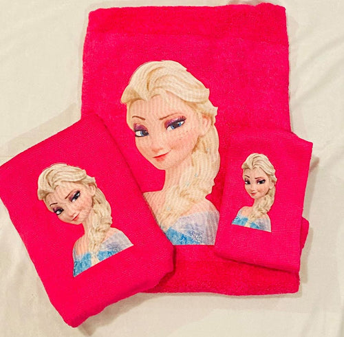 Elsa Personalised Towel