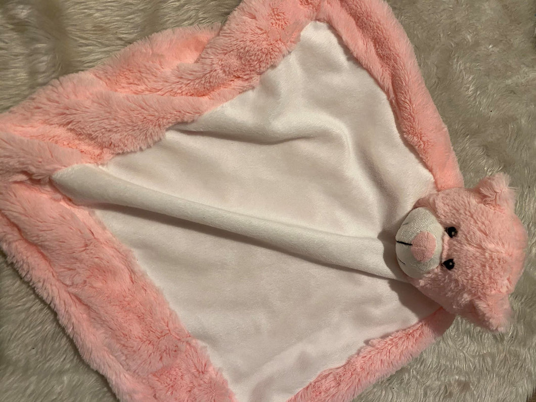 PInk Bear Cuddly  Comforter