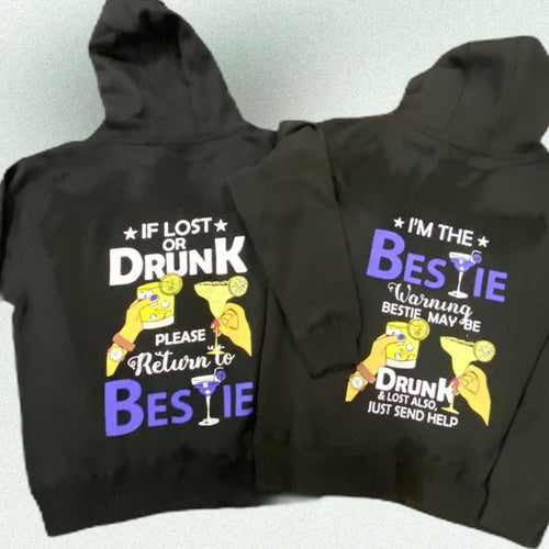 If lost or Drunk Please return hoody set
