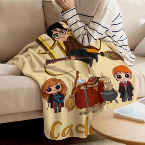 Harry Cartoon Custom Blanket