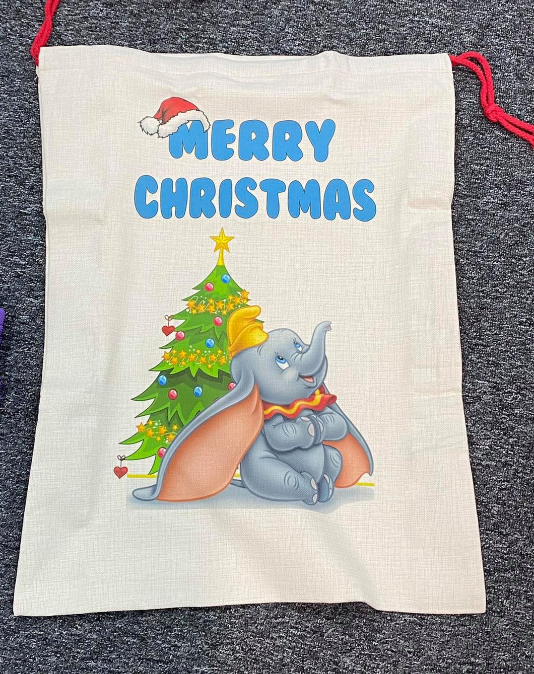Dumbo xmas sack and stocking