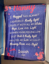 We/I Hugged  Custom Blanket