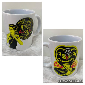 Cobra Kai karate coffee Mugs