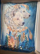 Wolf Dreamcatcher Custom Blanket