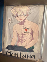 Animate Bakugo Custom Blanket